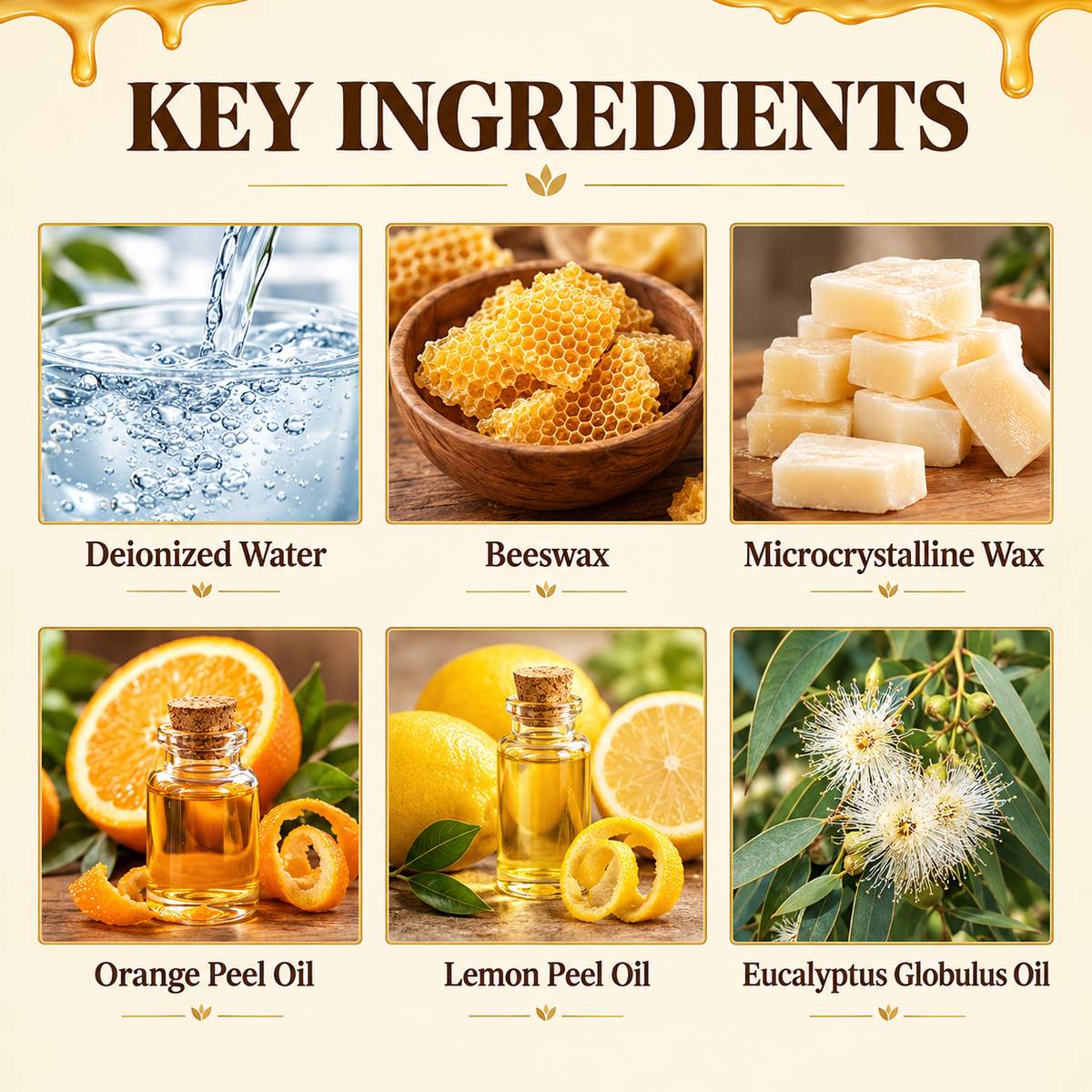 New Beeswax Spray Furniture Polish, Wood Cleaner, Wood Floor Polish PACK OF 2