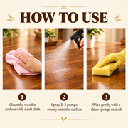 New Beeswax Spray Furniture Polish, Wood Cleaner, Wood Floor Polish PACK OF 2
